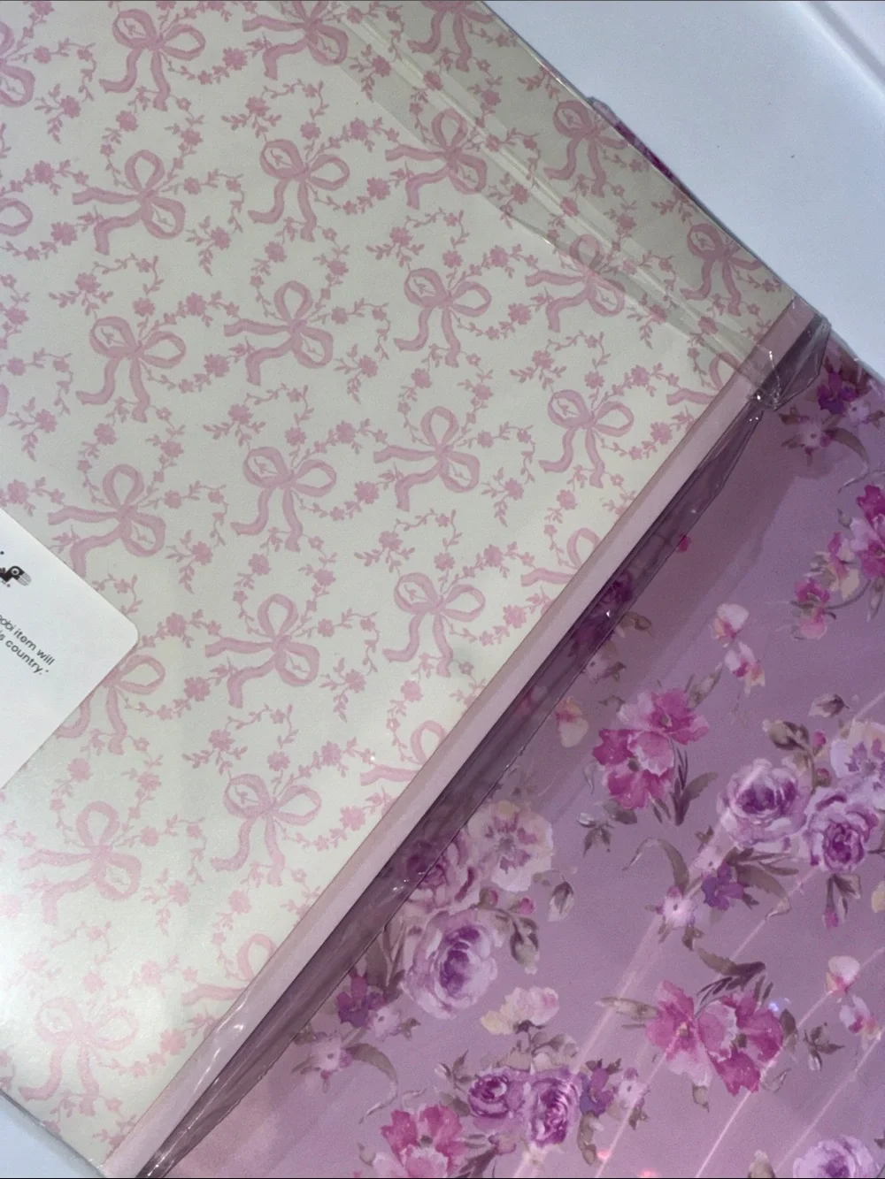 (2) LoveShackFancy 2 pack poly prong folders